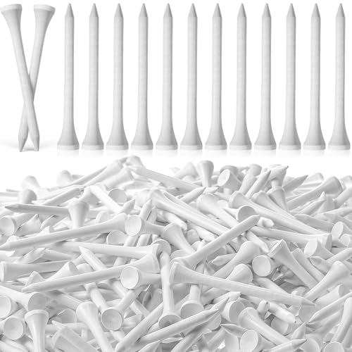 Mudder Golf Tees Bulk Wooden Bamboo Golf Tees Multicolor Wood for Men Balls Accessories