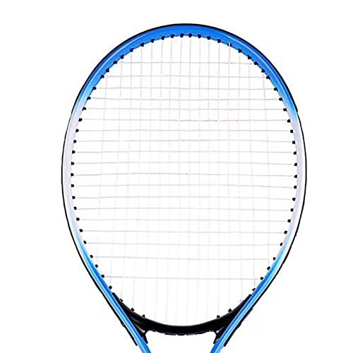 27-inch Beginner Tennis Racque for Adult - Light Adult Singl Racquet Set for Women Men with Carry Bag - color: Blue