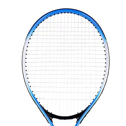 27-inch Beginner Tennis Racque for Adult - Light Adult Singl Racquet Set for Women Men with Carry Bag - color: Blue