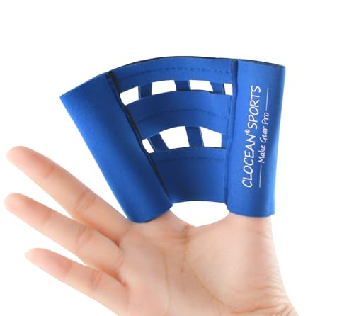 Webglove Training Glove for Youth and Adults Breathable and Durable Works for Golf-Sized Practice Balls Web Glove Mini Training Baseball Softball Glove Two Finger Web Glove Catcher (Blue)