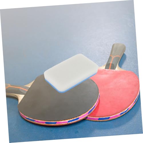 UKCOCO 2pcs Table Tennis Racket Cleaner Sponge Portable Paddle Cleaning Tool High-Density Foam for Effective Table Tennis Bat Maintenance