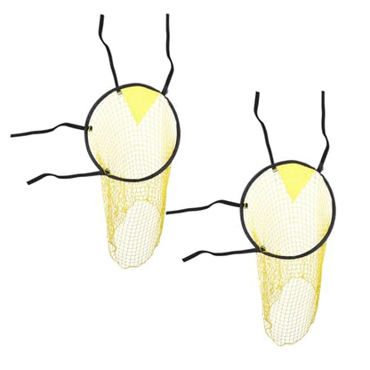 2 Pcs Top Bins Soccer Target with Carry Storage Bag, Soccer Training Net Corner Soccer Train Goal for Ball Football Shooting Accuracy Practice Equipment, Easy to Attach and Detach