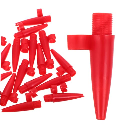 TOYANDONA 20pcs Plastic Air Pump Nozzles for Inflatable Toys Balls Air Bed Mattress