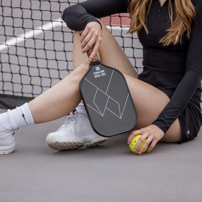 Bison Paddles: Thermoformed Carbon Fiber Pickleball Paddle - Professional Grade Construction for Maximum Spin and Power | Paddle Tuning Kit Included - color: The Peak