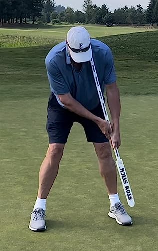 Adds Golf Skill, Play Smart & Putt Better, Protects Clubs, No Lost Gear, Travel Bag Arm, Resistance Tool, Putting Alignment Aid, Pregame Warm-Up, Golf Forever Stretching Bar & Training