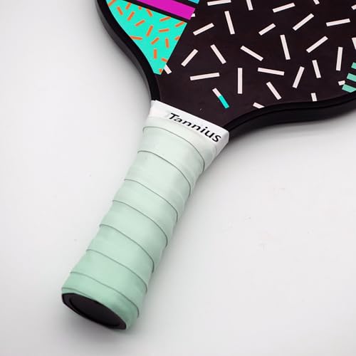 Pickleball Paddle Grip Tape, 6 Pack Pre-Cut Pickleball Grips, Absorbent and Enhanced Pickleball Paddle Overgrip Tape(Gradient Color) (Robin Egg Blue) - color: Robin Egg Blue