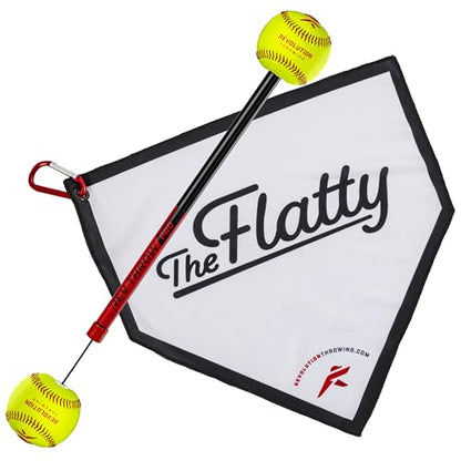 The Rev Pro Pitchers Pack - Rev Pro & The Flatty - Throwing & Pitching Trainer for Softball, Baseball, Waterpolo and Shoulder Warm-ups - size: Rev Pro, style: Softball