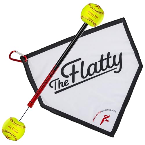 The Rev Pro Pitchers Pack - Rev Pro & The Flatty - Throwing & Pitching Trainer for Softball, Baseball, Waterpolo and Shoulder Warm-ups - size: Rev Pro, style: Softball