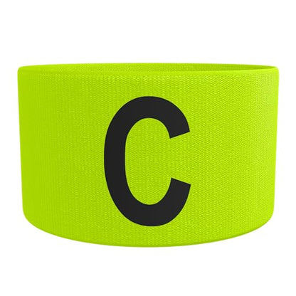 Great Call Athletics Captain Arm Bands 8 Pack Soccer Lacrosse Football Armbands Adjustable Adult Youth Captains Arms Color - color: Yellow