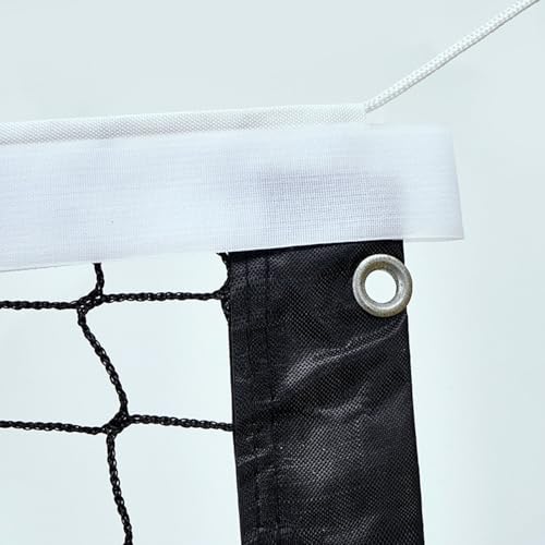 Driveway Tennis Net with Carry Bag, Portable Move Volleyball Net Stand Detachable Tennis Practice Net for Outdoor Training Backyard Badminton(White) - color: White
