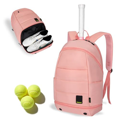 Goloni Tennis Backpack - Professional Tennis Bag for Men & Women - color: Orange
