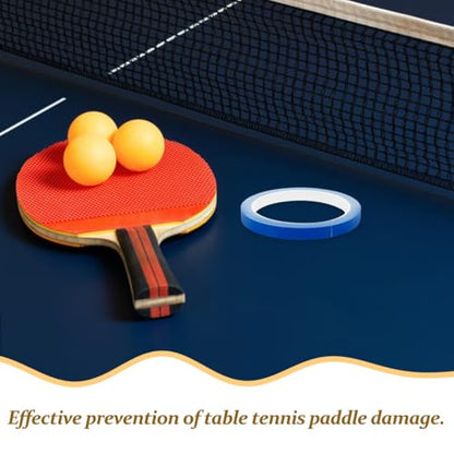 TOYANDONA Table Tennis Edge Guard Tape 393.70In Roll Professional Adhesive Racket Protector Side Tape Impact-Resistant Paddle Edge Cover for Ping Pong Paddle Protection