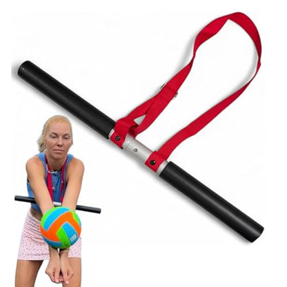 Bump-Pass Volleyball Training Equipment Kit for Proper Passing Technique – Foldable Sticks with Adjustable Fit and Foam-Padded Ends – Training Volleyball Gifts for Solo or Team Practice