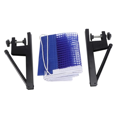 Toyvian Portable Table Tennis Net Post Lightweight Durable Accessory for Easy Setup Anywhere for Home Dark Blue