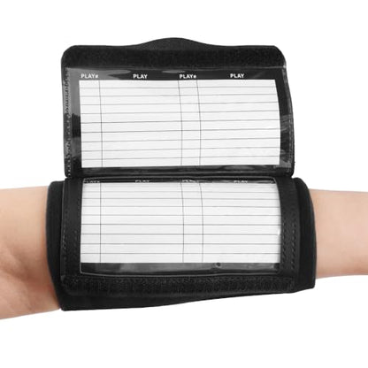 JBM Football Wristband Wrist Coaches for Football Play Wristbands for Adult Youth Quarterback Gear Wristband Playbook Softball Wristbands for Signs