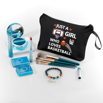 Basketball Accessories Purse Makeup Bags for Women Girls Teenage Girl Stuff Basketball Coach Gifts Woman Gifts for Birthday - color: basketball-H