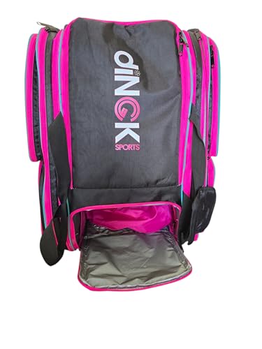 Pro Tour Pickleball Bag with Fence Hook and Shoe Compartment, Fits 6 Paddles, Backpack or Duffle Carry, Men’s & Women’s Pickleball Gift, Lightweight & Slim Design - size: Large
