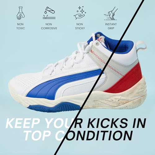 GRIPEXX 2 in 1 Sports Shoe Grip Spray with Sport Towel, Provides Traction & Rejuvenates Soles. Multipurpose Grip Spray for Cleaning & Improving Basketball Shoe Grip. Anti Slip & Performance Enhancer
