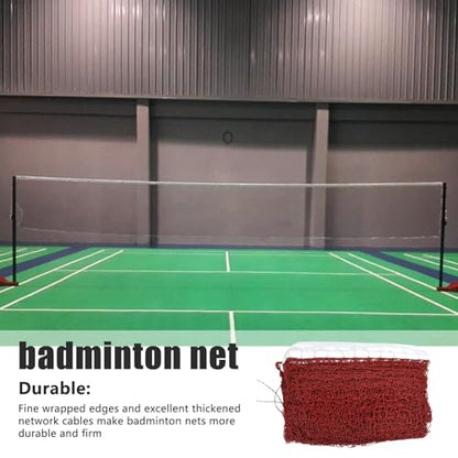 1/2 Badminton Net - Strong Mesh Volleyball Net, Professional Badminton Net Set | Lightweight Badminton Pickleballl Net, Portable Badminton Equipment for Backyard, Beach, Park, Outdoor - color: 2 pcs