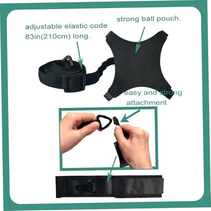 Volleyball Training Equipment Set, Solo Practice Volleyball Training, Includes Setter, Serve Trainer Practice Serving, Setting & Spiking, Rebounder