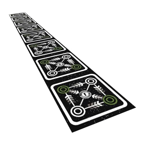Agility Ladder Mat Footwork Practice Baseball Water Absorbent Speed Training Equipment Nonslip for Workout Sports Exercise - size: 40cmx270cm