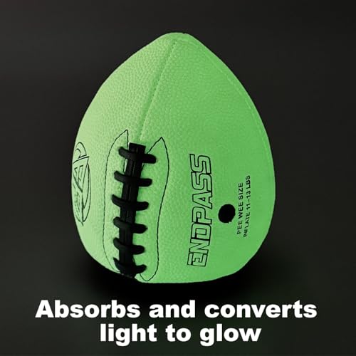 Pass and Catch Absorbing Light Glow in The Dark Pass Back Football Training Practice Equipment for Youth Ball Handling Shooting Skill Improving Supplies