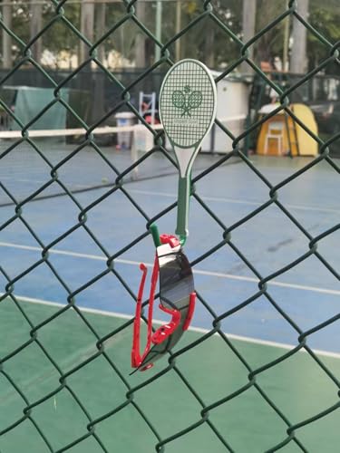 Hang-Tough Fence Hooks for Pickleball,Baseball, Softball, Tennis & Camping Green Colour Pack of 2