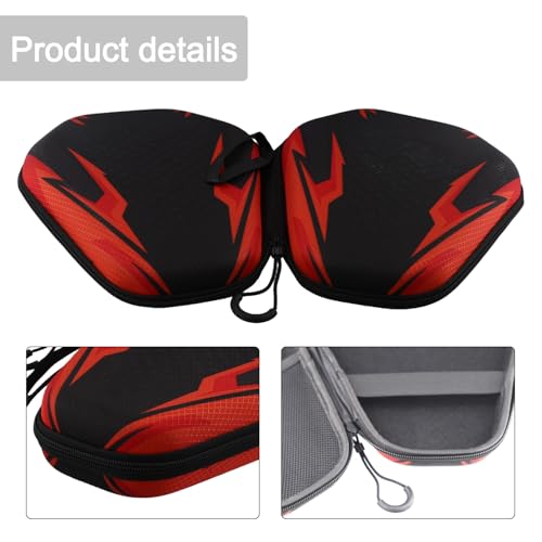 Double Padded Table Tennis Racket Bag Paddle Case, Table Tennis Case Racket Cover Helps Protect The Table Tennis Rubber And Racket, Table Tennis Organizer - color: PB005-B model