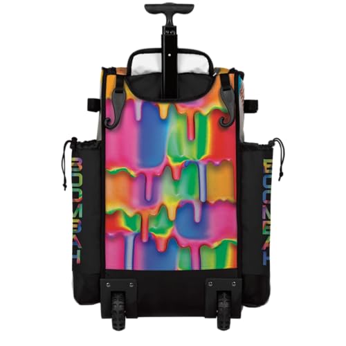 Boombah Rolling Superpack Baseball/Softball Gear Bag - Telescopic Handle - Holds 4 Bats - Wheeled Version - Baseball Slide Multi