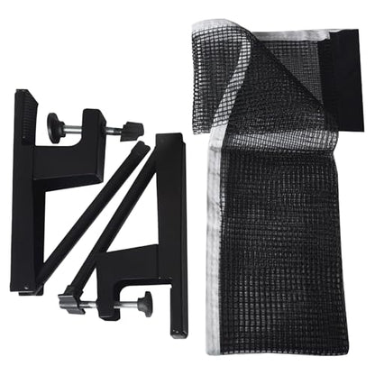 pingpongNet - Table Tennis Net, Adjustable Post Set, Quick Assembly with Clamps | Portable Replacement Accessory for Indoor Outdoor Games, Practice, Professional, Competition, Amateur Training - size: 0.5-4cm