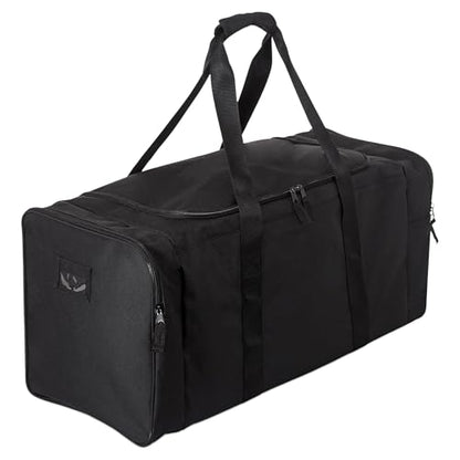 Jetstream Heavy Duty Multi Pocket Durable Sports Gym Equipment Travel Duffel Bag - color: L 32" Black, size: 32IN