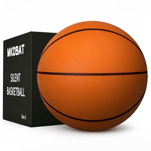 Silent Basketball Size 3/5 (22"/27.5") Ultra-Quiet No-Noise Indoor Training Ball, Soft Bounce Design, Not Vacuum Shipped, Premium Soft Foam Silent Basketball with Individual Gift Packaging - size: Size 5