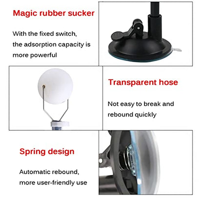 Portable Table Tennis Trainer Professional Pingpong Training Robot Rapid Ball Clip Machine Suction Typ Ball