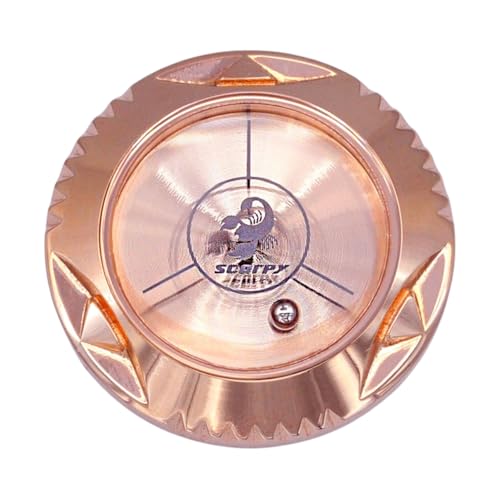 scorpy Golf Level Ball Marker with Metal Bead and Hat Clip, High Precision Putting Green Reading Aid Golf Accessories, Precision Alignment Tool for Perfect Putts