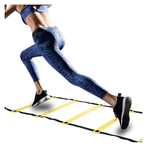 Agility Ladder Adjustable Agility Ladder, Exercise, for Football, Track Field, Basketball, Footwork, Workout Drills - size: 5M