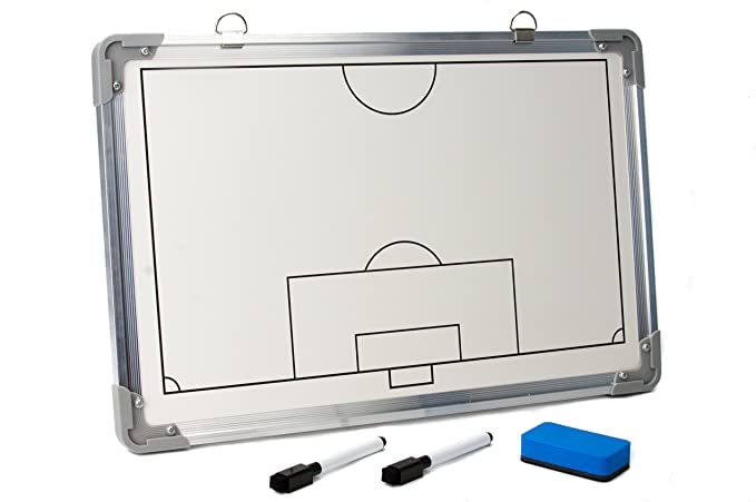 Murray Sporting Goods Magnetic Soccer Dry Erase Coaches Clipboard | Large Soccer Magnet Lineup Coaching Strategy Tactics Board