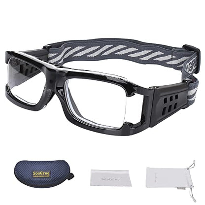 SooGree Sports Goggles Glasses for Men Womens,Racquetball Basketball Football Soccer Eye Protection Sport Eyeglasses
