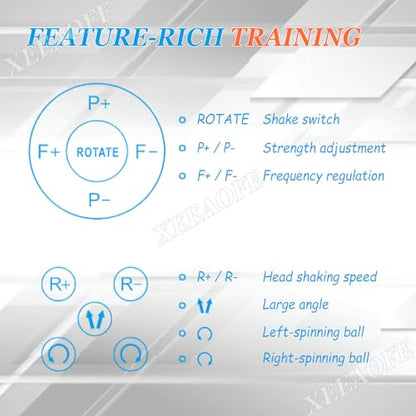 Table Tennis Robot with Cordless Control, Ping Pong Ball Machine for Training with 90-Ball Capacity, Automatic Pitching Machine, Serving Speed/Frequency Adjustable