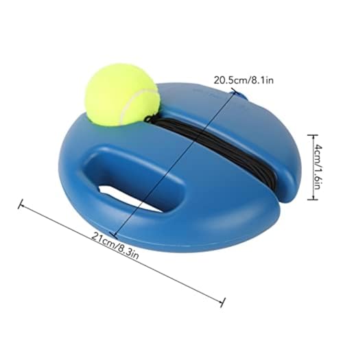 2026 Upgraded Solo Tennis Trainer Rebound Ball, Portable Tennis Trainer for Home Use, Multifunctional Tennis Solo Practice Kit, Suitable for Beginners to Train - color: Blue