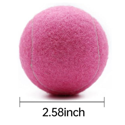URBEST Tennis Ball, 10PCS Training Tennis Balls, Comes with a Net Bag for Easy Carrying, Beginner Training Tennis Balls, Pet Dog Exercise Ball - color: Pink