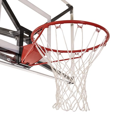 Silverback Standard Breakaway Rim with Nylon Net Compatible with Silverback and Goaliath Portable Basketball Hoops