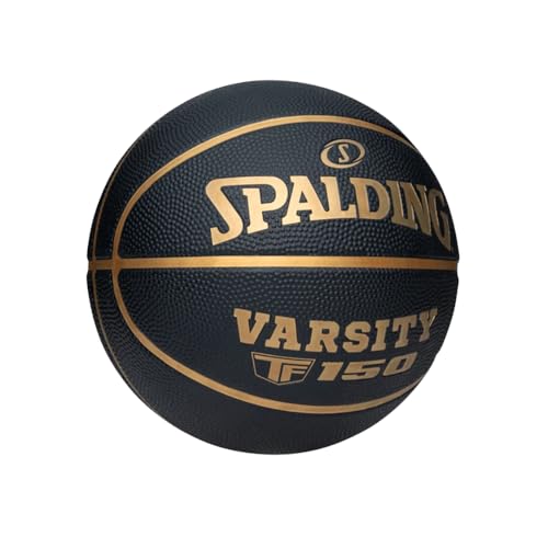 Spalding TF-150 Basketball Black-Gold Size 7 Outdoor