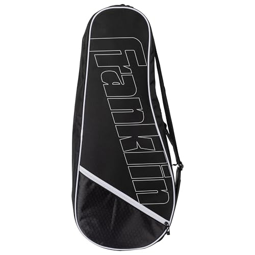 Franklin Sports Tennis Racket Bag - Tennis Shoulder Bag for Men + Women - Holds (4) Rackets + Equipment for Practice + Matches - Travel + Storage Case with Fence Hook