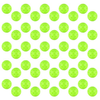 4/6/12/20/50/100 pcs Pickleball Balls,40 Hole Outdoor Pickleball Balls,8mm Precision Drilled-Spaced Pickle Ball Set-Profession Plastic Ball for Pickleballs Paddles and Indoor Floor Sport Court