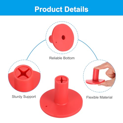 PATIKIL Rubber Golf Tee, Golf Practice Tees Training Driving Range Tee Stable Golf Ball Holder for Outdoors Hitting Mat