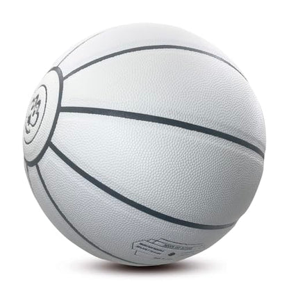 MINDCOLLISION Size 1/3/4/5/6/7/9 No Logo Basketball, Black and White, can be Used for Autographs, Clubs, Training, Event prizes - color: White1, size: No.9
