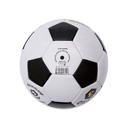 Champion Sports Retro Soccer Ball – Sizes 3, 4, 5, Soft Touch, All Weather, Official Size & Weight Ball for Training, Games, Outdoor & Indoor Play - size: Size 3