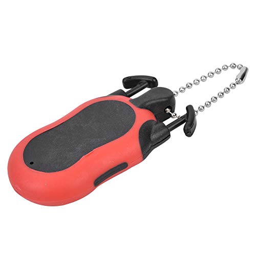 Golfs Score Counter, Portable Golfs Bag Shape Score Counter One Person Shows 1-99 Points with Key Ring for Competitions Games (Red