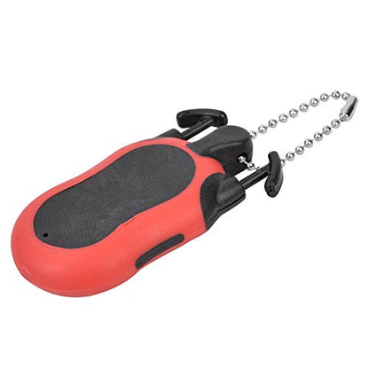 Golfs Score Counter, Portable Golfs Bag Shape Score Counter One Person Shows 1-99 Points with Key Ring for Competitions Games (Red
