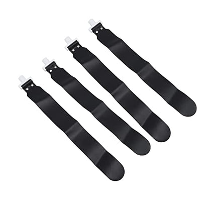 Adjustable Flag Football Set, 5 PCS PP Flag Football Belts with 10 Flags for Youth and Adults, Durable Training Equipment for and Pickup Games (Black)